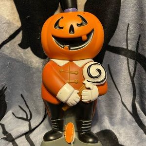 Target Pumpkin man w/lollipop light up blow mold 2021 HTF